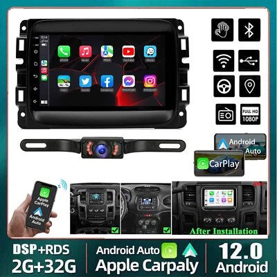 Fits 2013-2018 Dodge Ram 1500 2500 3500 Android 15 Car Radio Stereo GPS Carplay - Image 1 of 4