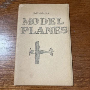 Antique Vintage Booklet: Building Model Planes - No Publication Information - Picture 1 of 8
