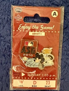 ASG 2010 Baseball Mickey Mouse Pitching Pin Pitcher DISNEY OOP MLB Aminco NIP - Picture 1 of 2