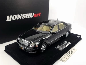 HONSHU art 1:18 scale Lexus LS430(UCF30) 2005 - Black (L.E.200 / Handmade Resin) - Picture 1 of 14