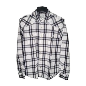 Lucky Brand Men's Shirt Size L Button Up Dome Snap Plaid - Bild 1 von 16