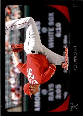2011 Bowman C.J. Wilson Texas Rangers #38 - Image 1 of 2