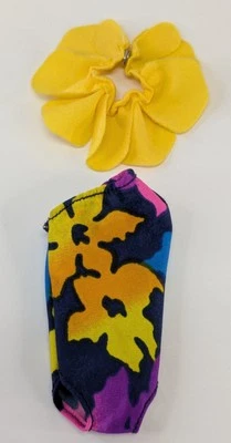 Barbie Vintage 1985 Tropical African American Bathing Suit & Ruffle Mattel #1022 - Image 1 of 4