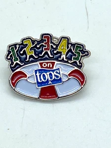 TOMS Lifesaver Achievement Award lapel pin with numbers 1-5 - Picture 1 of 6