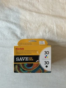 KODAK 30 Black And Tri-Color Genuine Ink Cartridges Combo Pack NEW Sealed - Picture 1 of 5