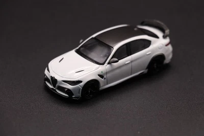 BBR 1/64 Scale Alfa Romeo Giulia GTAm White Diecast Car Model Toy Gift - Image 1 of 4