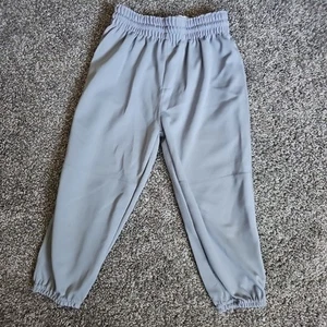 Augusta Sportswear Youth Small Gray Baseball/Teeball/Softball Drawstring Pants - Picture 1 of 6