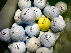 GO LOW Hit Away/One Hit Golf practice balls Level 1 Quality. 100X - Picture 1 of 7