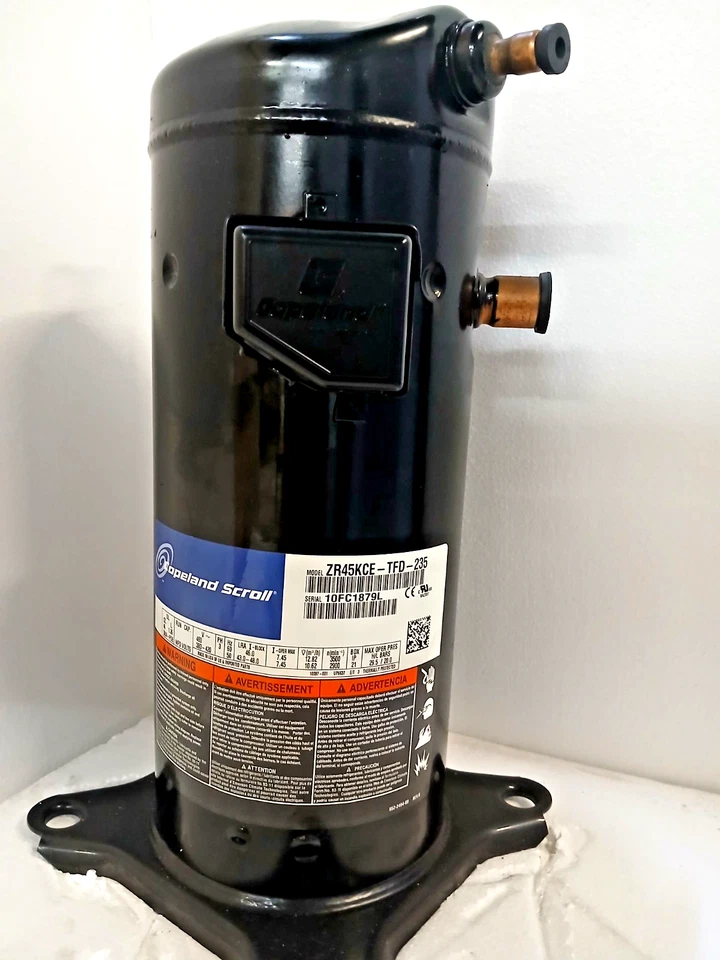 *Nuevo compresor de desplazamiento Copeland ZR45KCE-TFD-460/3/60V-3PH-4,3 toneladas-R22/R407C-AC Foto 1 de 1