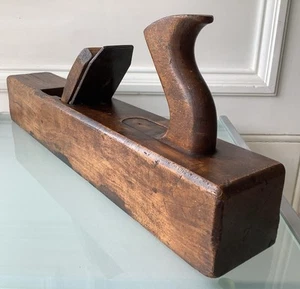 Vintage Wooden 17” Jack Plane Block Plane Emir London Marples Blade - Picture 1 of 8