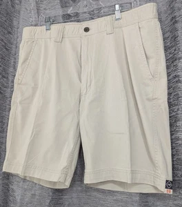St John’s Bay Men's Khaki Comfort Stretch Flat Front 9" Chino Shorts Sz. 38 NWT - Picture 1 of 4