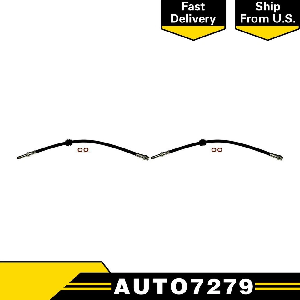 Manguera de freno de línea de freno delantera para BMW 318i 1992 1993 1994 1995 1996 1997 98 Foto 1 de 3