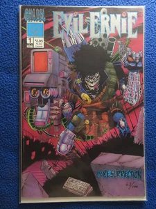 EVIL ERNIE THE RESURRECTION #1 PLATINUM FOIL #63/100 PULIDO & HUGHES CHAOS - Imagen 1 de 1