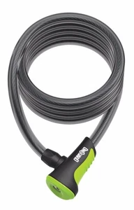 ONGUARD New Neon Coil Cable Lock 120 x 12mm 4 Colours Green - Picture 1 of 1