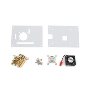 Arcylic Case Shell & Cooling Fan & Screws Set For Raspberry Pi 3/2 Model B/B+ E - Photo 1/5