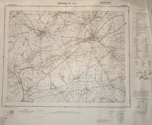 PLAN CARTE DE FRANCE AU 25 000 VERVINS N° 3-4 - Planzeiger 1 / 25 000 - Picture 1 of 1