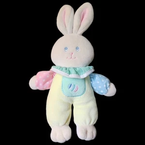 Vintage Eden Baby Plush Bunny Rabbit Pastel Easter Egg Polka Dot Lovey Pocket - Picture 1 of 7
