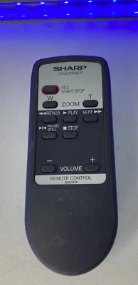 Genuine Original SHARP Camcorder  Remote Control G0072TA #268 - Image 1 of 2