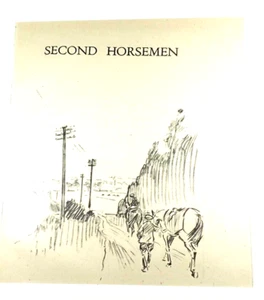 "Stampa illustrazione libro opaco vintage anni '30 LIONEL EDWARDS ""SECONDI CAVALIERI" - Foto 1 di 3