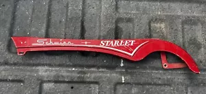 Vintage roter Schwinn Starlet Kettenschutz - Bild 1 von 2