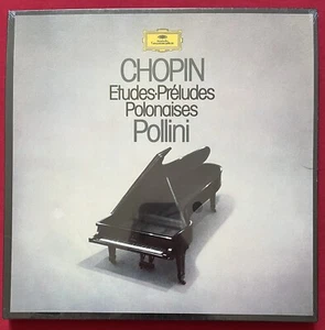 CHOPIN~POLLINI~ETUDES~PRELUDES~PIANO 3 LP BOX MINT SEALED! DEUTSCHE GRAMMOPHON - Picture 1 of 2