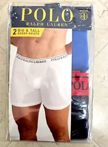Polo Ralph Lauren Men's Classics 2- pack Cotton Boxer Briefs Big & Tall 3X - Picture 1 of 4