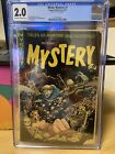 Mister Mystery #7 (1952) - CGC 2.0 PCH ! Couverture crâne ! GGA Good Girl !  Très rare !