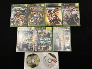 Original Xbox Video Game Lot-BLINX 007 METAL ARMS GHOST RECON CONFLICT - Picture 1 of 2