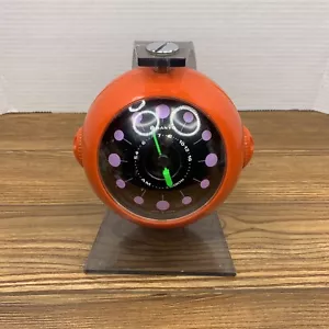 Orange Atomic Space Age Sanyo RM1600 Hang Rotate Transistor Radio Sphere Ball AM - Picture 1 of 12