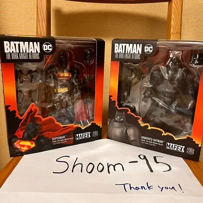 MAFEX No.193__No.189 ARMORED BATMAN __ SUPERMAN The Dark Knight Falls FIGURE SET - Image 1 of 4