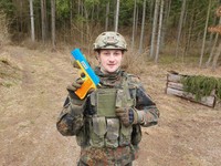 Colt 1911 Gun USA Training Army Gun Navy Same Size Pistol 10 Colorful Bullets