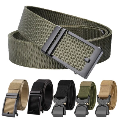 Men's Military Tactical Belt Adjustable Buckle Gun Belt Quick Release Army Belts - Image 1 of 4