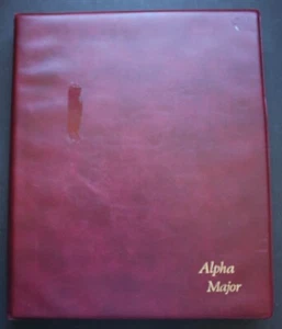 ALPHA MAJOR POSTCARD ALBUM WITH UNUSED PHQ CARDS 1994 -1997 LOOKS COMPLETE. - Picture 1 of 13