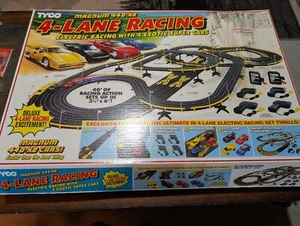 Tyco 4 Lane 440 HO Slot Car Race Set - Picture 1 of 17