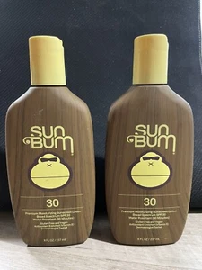2er Pack Sun Bum Original Duft LSF 30 Sonnenschutzlotion 8 Unzen Abgelaufen 10/2024 - Bild 1 von 6