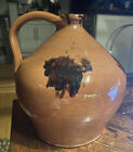 vintage 1971 WOODSTOCK POTTERY connecticut “Tobacco Spit” Red ware JUG