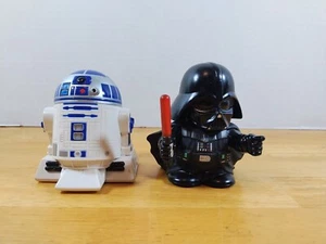 Star Wars Tomy Battery Operated Talking R2-D2 Darth Vader Figuren 2005 ungetestet - Bild 1 von 11