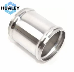 64mm 2.5" OD Aluminum Hose Adapter Tube Joiner Pipe Coupler Connector L=76mm - Picture 1 of 2
