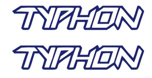 ARRMA TYPHON DIE-CUT Decal Sticker ( 2 PCS ) Offroad RC Truck NEW - Picture 1 of 21