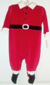 FIRST MOMENTS Infant Boys Christmas Santa Layette with Hat Size 3-6 m NEW - Picture 1 of 1