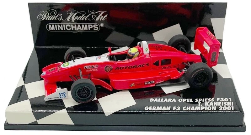 Minichamps Dallara Opel Spiess F301 Campeón Alemán de F3 2001 - T Kaneishi 1/43 Foto 1 de 1
