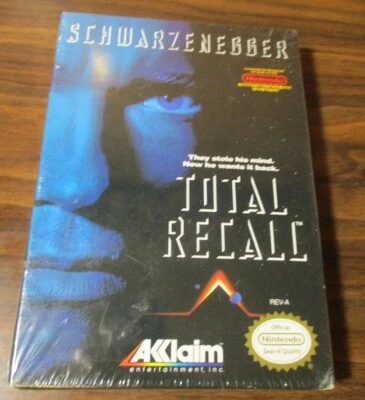 Total Recall (Nintendo NES, 1990) H-Seam Sealed NOS NIB - Image 1 of 4