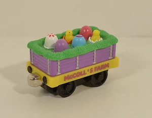 McColl's Farm Happy 2002 huevo de pascua 2,5" vagón de tren motor tanque Thomas - Imagen 1 de 3