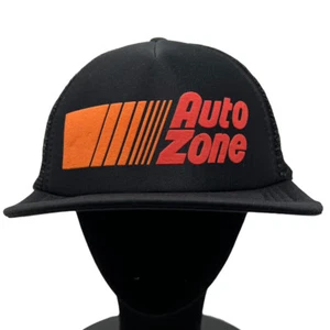 Auto Zone Vintage Mesh Foam Trucker Snapback Employee Hat Cap Mechanic Dad Retro - Picture 1 of 8