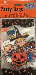 VTG Rugrats Halloween 15 Party Bags American Greetings Chuckie Tommy Angelica - Picture 1 of 2