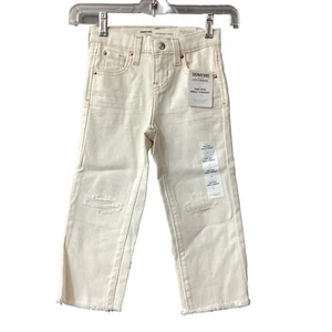 Signature by Levi Strauss & Co. Girls' High Rise Ankle Straight Jeans - 4 - NEW - Picture 1 of 8
