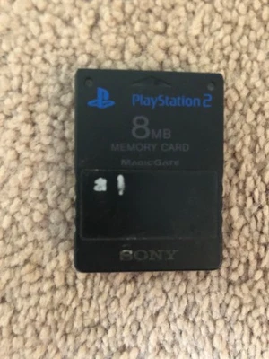 Sony Playstation 2 PS2 Official OEM MagicGate 8mb Memory Card Genuine SCPH-10020 - Image 1 of 2
