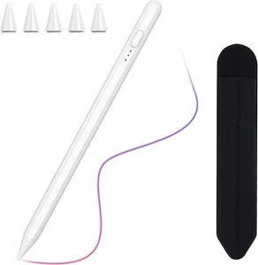 Penna per Apple Ipad (2018-2024), Pencil per Ipad Con Ricarica Rapida & Sensibil - Foto 1 di 7