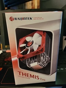 RAIJINTEK Themis Evo Cou Cooler Red/White - Picture 1 of 3