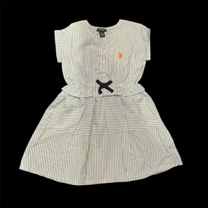 U.S. Polo Assn. Little Girls Dress, Blue, Size 6x - Picture 1 of 4